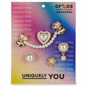 Cipő kiegészítők Crocs PEARLY GOLD 5 PACK kép