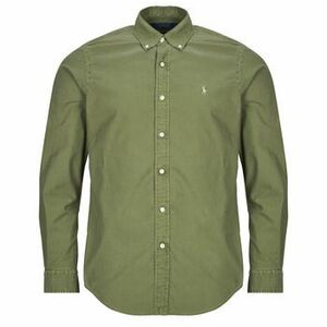 Hosszú ujjú ingek Polo Ralph Lauren CHEMISE DROITE CUSTOM EN OXFORD LEGER kép