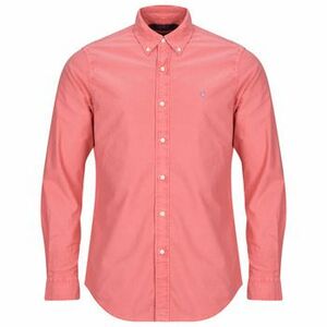 Hosszú ujjú ingek Polo Ralph Lauren CHEMISE DROITE CUSTOM EN OXFORD LEGER kép