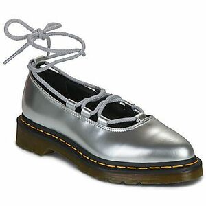Balerina cipők / babák Dr. Martens Elphie II Lace Up Silver Metallic Patent Lamper kép