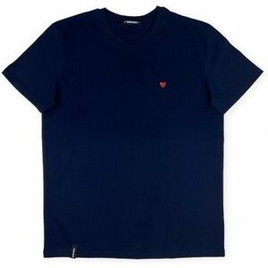 Pólók / Galléros Pólók Organic Monkey Pixel Heart T-Shirt - Navy kép