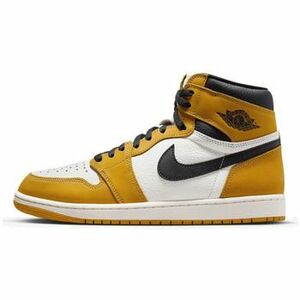 Magas szárú edzőcipők Nike 1 Retro High OG Yellow Ochre kép