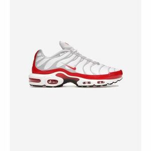 Rövid szárú edzőcipők Nike Air Max Plus White University Red kép