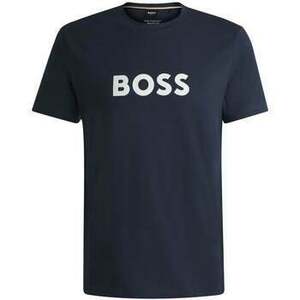Rövid ujjú pólók BOSS Contrast Logo RN T-Shirt Navy kép