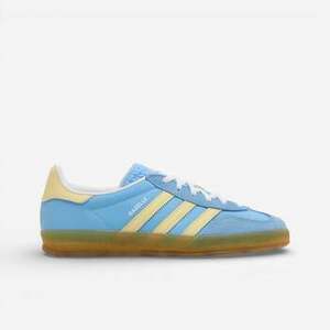 Divat edzőcipők adidas Gazelle Indoor Semi Blue Burst Almost Yellow (Women's) kép