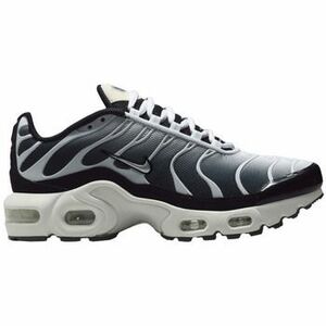 Divat edzőcipők Nike Air Max Plus Black White Sail Metallic Cool Grey (GS) kép