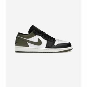Rövid szárú edzőcipők Nike Jordan 1 Low Black Toe Medium Olive kép