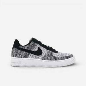 Rövid szárú edzőcipők Nike Air Force 1 Flyknit 2 Black Pure Platinum kép