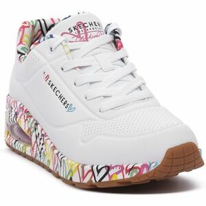 Rövid szárú edzőcipők Skechers WHT UNO LOVING kép