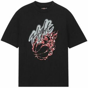 Divat edzőcipők Nike Travis Scott x Jordan Flight Graphic T-Shirt Black kép