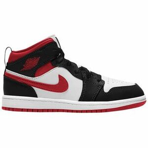 Magas szárú edzőcipők Nike Jordan 1 Mid Gym Red Black White (PS) kép
