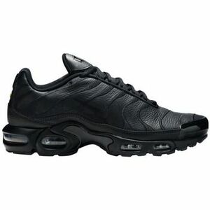 Divat edzőcipők Nike Air Max Plus Triple Black Leather kép