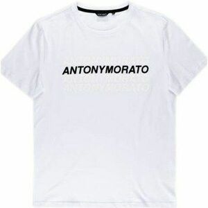 Rövid ujjú pólók Antony Morato Tshirt Męski Super Slim Fit White kép