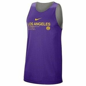 Rövid ujjú pólók Nike Nba Los Angeles Lakers Standard Issue Reversible kép