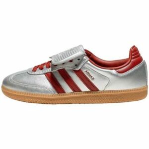 Rövid szárú edzőcipők adidas Samba LT Silver Metallic Ruby Gum kép