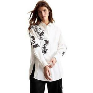 Ingek / Blúzok Desigual CAM_ORCHID_LACROIX 26SWCW29 kép