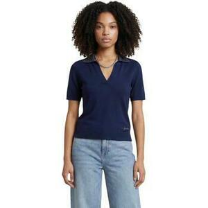 Rövid ujjú pólók Guess SS RHINESTONES POLO STORMI SWT W6GR03 Z0583 kép