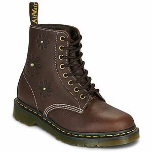 Csizmák Dr. Martens Pascal Flower Dark Brown Grizzly kép