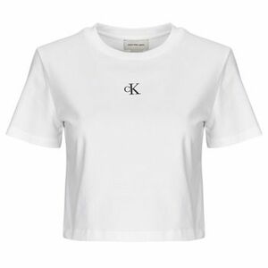 Rövid ujjú pólók Calvin Klein Jeans A - SS LOGO CROPPED TEE kép