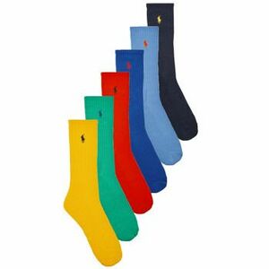 Sport zoknik Polo Ralph Lauren SOLIDS-CREW SOCK-6 PACK kép