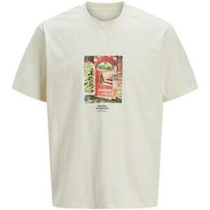 Rövid ujjú pólók Jack & Jones 12273494 antiquewhit kép