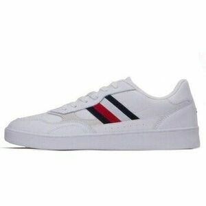 Rövid szárú edzőcipők Tommy Hilfiger Court Cupsole Retro Lth Stripes kép
