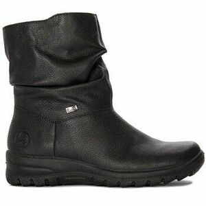 Bokacsizmák Rieker Wodoodporne Skórzane Botki Damskie Ocieplane Wełną Tex Z7193-00 kép