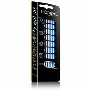 Köröm ápolási és díszítési kiegészítők L'oréal Color Riche Nail Stickers - 05 French Mariniere kép