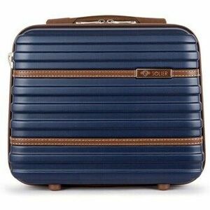 Bőröndök Solier Kuferek Podróżny Mały Abs Stl957 Granatowy kép