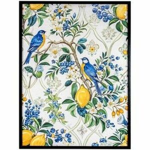 Képek, vásznak Signes Grimalt Madarak És Citromok Festménye kép