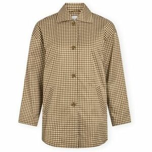 Kabátok Vila Peary Check Jacket - Snow White/Tapenade kép