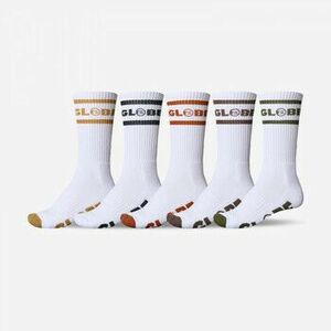 Zoknik Globe Tilt hi crew sock 5 pack kép