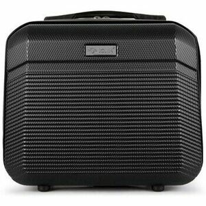 Bőröndök Solier Kuferek Podróżny Mały Abs Stl945 Czarny kép