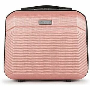 Bőröndök Solier Kuferek Podróżny Mały Abs Stl945 Różowy kép