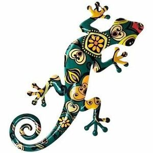 Szobrok, figurák Signes Grimalt Gyík Faldekoráció kép