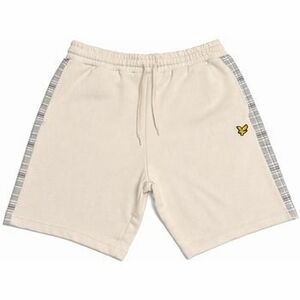 Rövidnadrágok Lyle & Scott Check Panelled Sweat Shorts Cove kép
