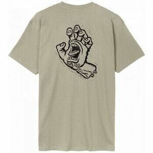 Rövid ujjú pólók Santa Cruz Stamped screaming hand t-shirt kép