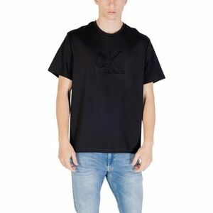 Hosszú ujjú galléros pólók Calvin Klein Jeans SS 20s CK DEBOSS MON LV04RC824G kép