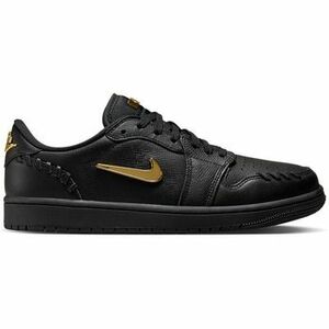 Divat edzőcipők Nike Jordan 1 Low Method of Make Black Metallic Gold (W) kép
