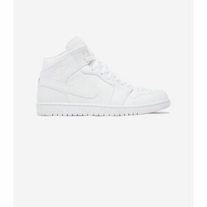 Magas szárú edzőcipők Nike Jordan 1 Mid Triple White kép