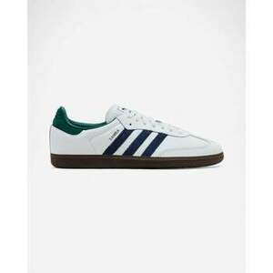 Rövid szárú edzőcipők adidas Samba Black White Collegiate Green kép