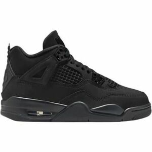 Magas szárú edzőcipők Nike Jordan 4 Retro Black Cat (GS) kép