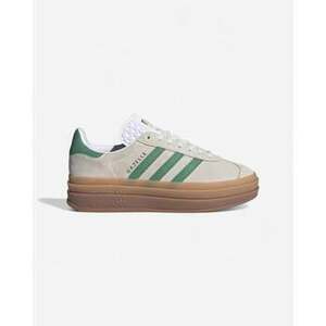 Divat edzőcipők adidas Gazelle Bold Off White Preloved Green (W) kép