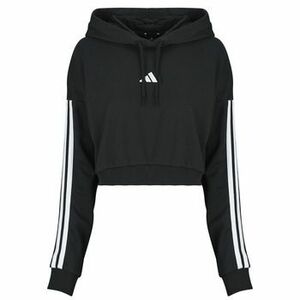 Pulóverek adidas Essentials 3-Stripes French Terry Crop Hoodie kép