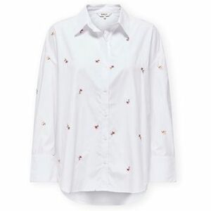 Blúzok Only Oregon Alva Shirt - Bright White/Flower kép