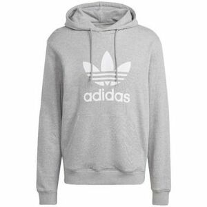 Divat edzőcipők adidas Adicolor Classics Trefoil Hoodie Medium Grey Heather kép
