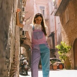 Overálok Favorite People Jardineiras Margherita - Purple/Pink kép