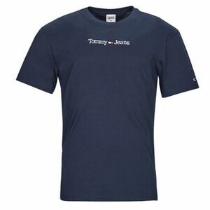 Rövid ujjú pólók Tommy Jeans TJM CLASSIC LINEAR LOGO TEE kép