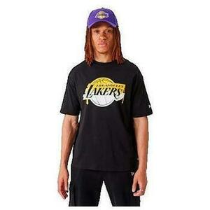 Rövid ujjú pólók New-Era T-shirt Logo Drip Los Angeles Lakers Noir kép