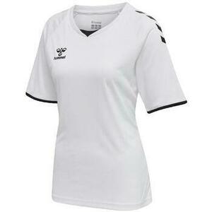 Rövid ujjú pólók hummel T-shirt Core Volley Blanc kép